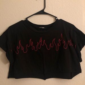 Flame Game Crop Top
